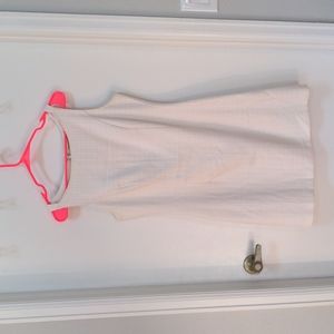 Banana Republic White Printed Boatneck Mini Dress Size 6/8